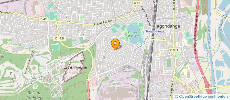 localisation de l'entreprise MADAME SARAH LAVERDIN  HAGONDANGE