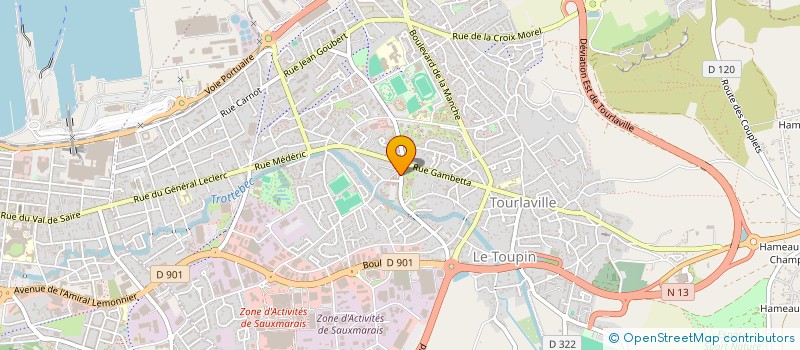 localisation de l'entreprise MADAME SARAH LE BIAN  CHERBOURG-EN-COTENTIN