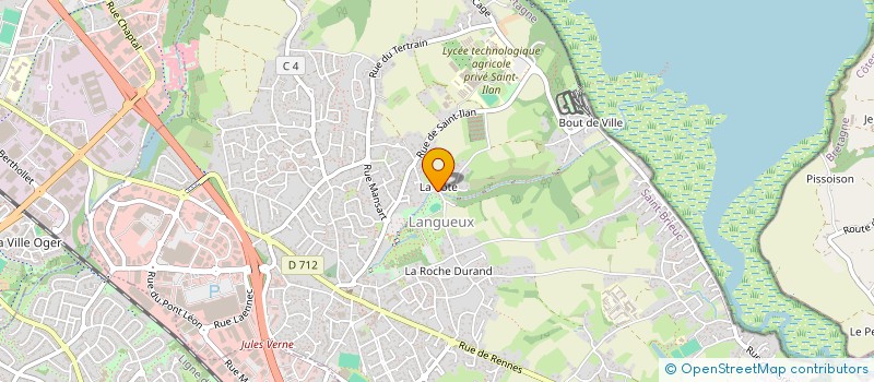 localisation de l'entreprise MADAME SARAH LE BLE  LANGUEUX