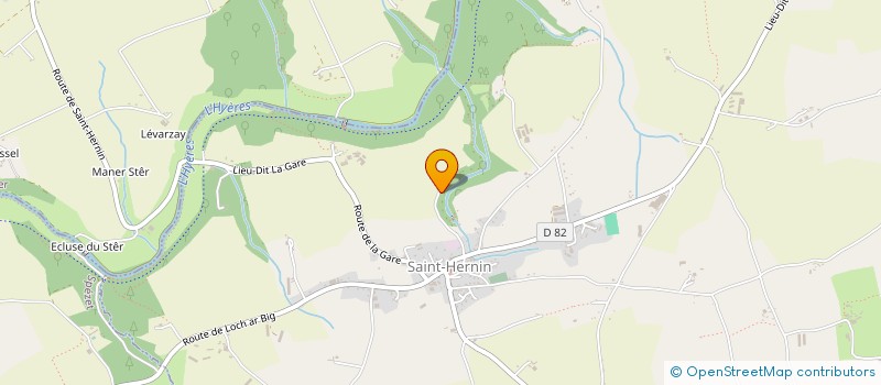 localisation de l'entreprise MADAME SARAH LE BOLC'H  SAINT-HERNIN