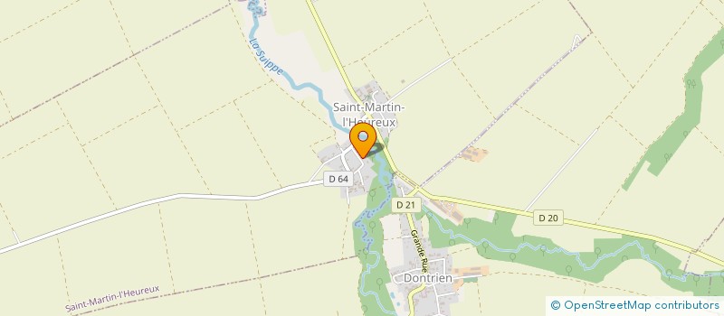 localisation de l'entreprise MADAME SARAH LE BRUN  SAINT-MARTIN-L'HEUREUX