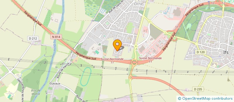 localisation de l'entreprise MADAME SARAH LE FLAHEC  FLEURY-SUR-ORNE