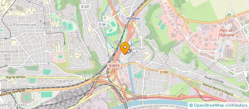 localisation de l'entreprise MADAME SARAH LE GALLOU  HARFLEUR