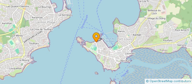 localisation de l'entreprise MADAME SARAH LE HEN  LORIENT