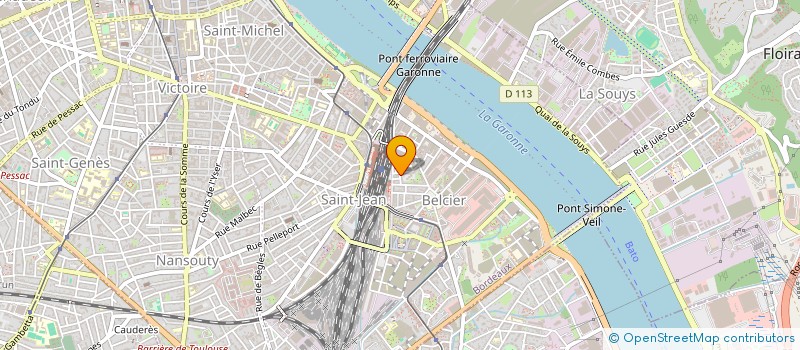 localisation de l'entreprise MADAME SARAH LEBLAIS à BORDEAUX