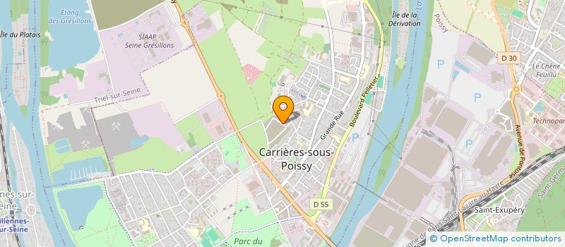 localisation de l'entreprise MADAME SARAH LEBOUIRY  CARRIERES-SOUS-POISSY