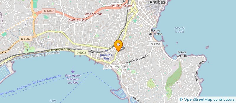 localisation de l'entreprise MADAME SARAH LEBRETON à ANTIBES