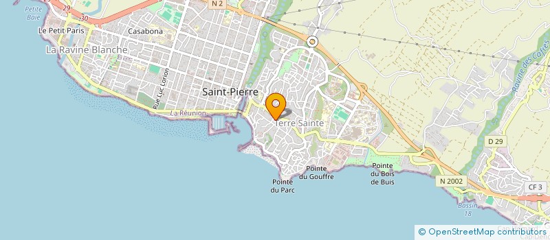 localisation de l'entreprise MADAME SARAH LEBRUN à SAINT-PIERRE