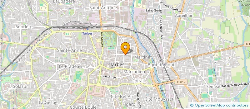 localisation de l'entreprise MADAME SARAH LECUSSAN  TARBES