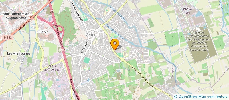 localisation de l'entreprise MADAME SARAH LEFKI  VEDENE