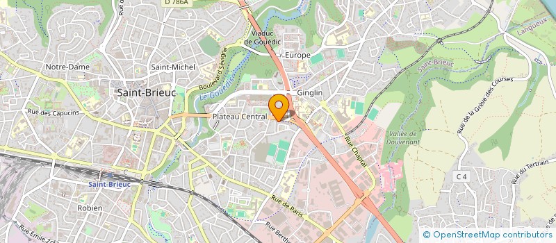 localisation de l'entreprise MADAME SARAH LEFRANCOIS à SAINT-BRIEUC