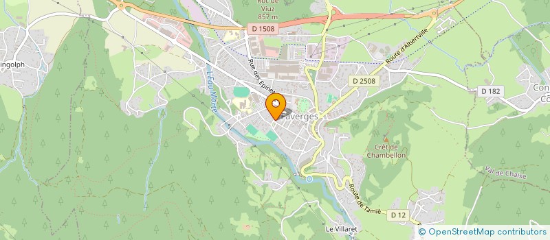 localisation de l'entreprise MADAME SARAH LEGRAND  FAVERGES-SEYTHENEX