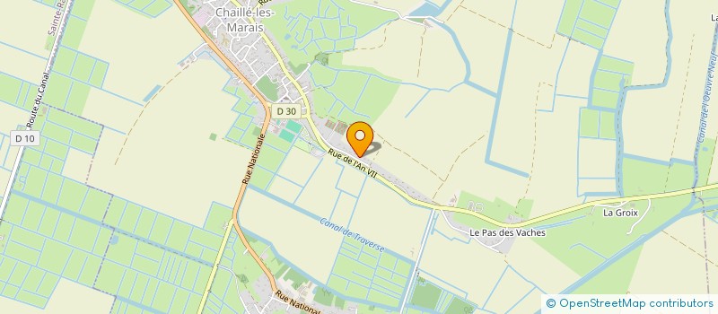 localisation de l'entreprise MADAME SARAH LEGRAND  CHAILLE-LES-MARAIS