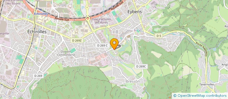 localisation de l'entreprise MADAME SARAH LEGRANI  EYBENS