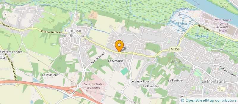 localisation de l'entreprise MADAME SARAH LEHOURS  SAINT-JEAN-DE-BOISEAU