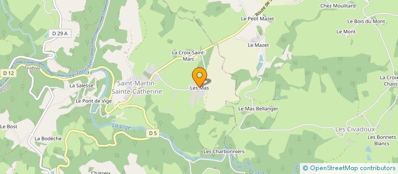 localisation de l'entreprise MADAME SARAH LEITH à CHATELUS-LE-MARCHEIX