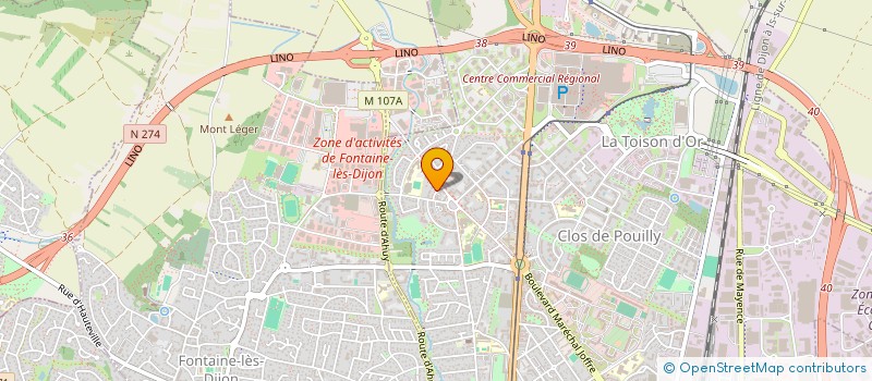 localisation de l'entreprise MADAME SARAH LELABOUSSE à DIJON