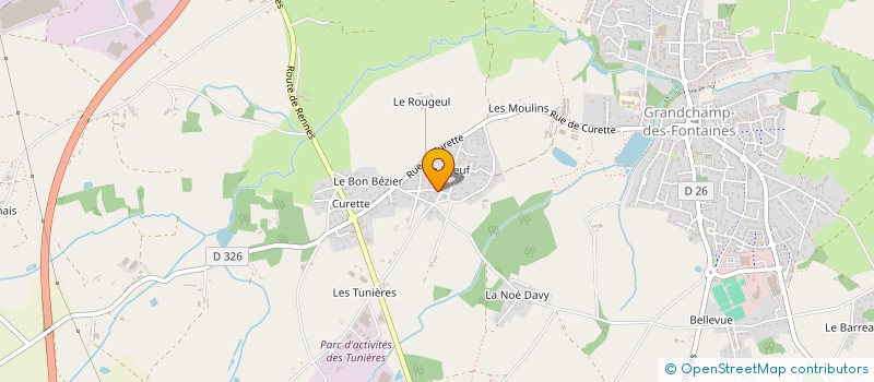 localisation de l'entreprise MADAME SARAH LELEUX à GRANDCHAMP-DES-FONTAINES