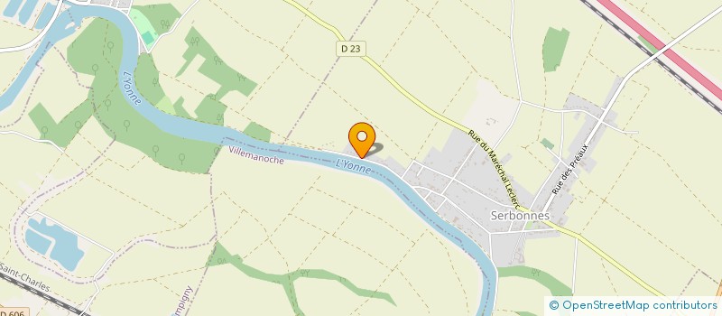 localisation de l'entreprise MADAME SARAH LEMOINE  SERBONNES