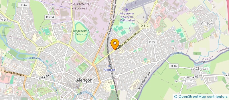 localisation de l'entreprise MADAME SARAH-LENA BRETON à ALENCON