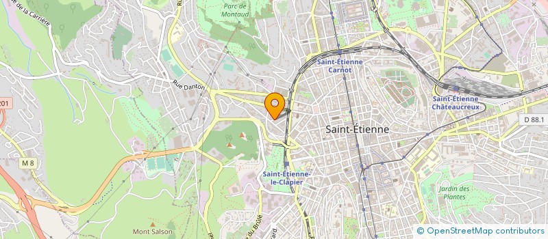 localisation de l'entreprise MADAME SARAH LENSCH à SAINT-ETIENNE