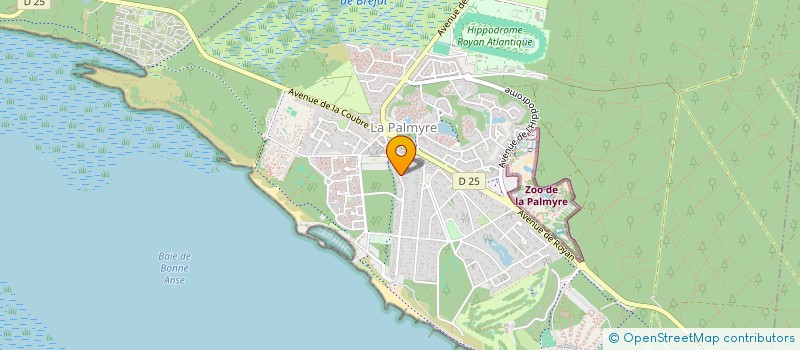 localisation de l'entreprise MADAME SARAH LENTZ  SAINT-PALAIS-SUR-MER