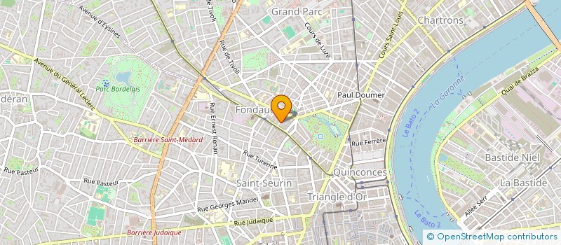 localisation de l'entreprise MADAME SARAH LERIN  BORDEAUX