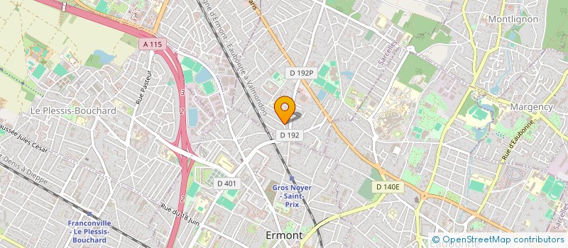 localisation de l'entreprise MADAME SARAH LEROY à SAINT-PRIX