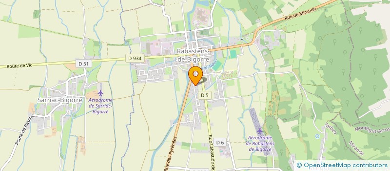 localisation de l'entreprise MADAME SARAH LETHORE  RABASTENS-DE-BIGORRE