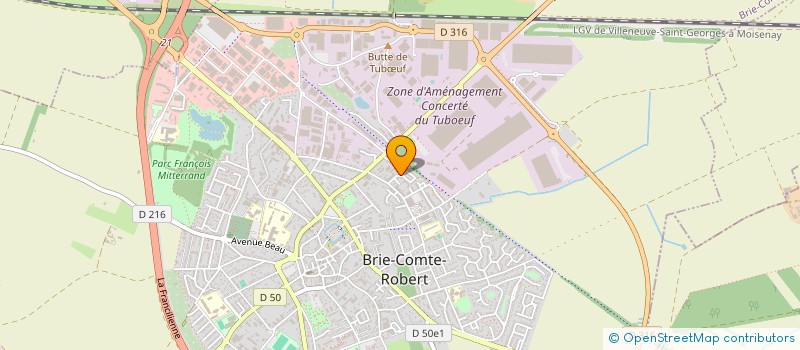 localisation de l'entreprise MADAME SARAH LEVAZEUX  BRIE-COMTE-ROBERT