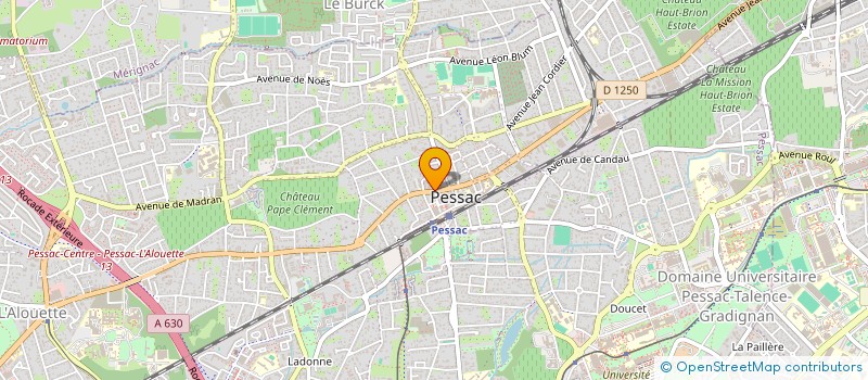 localisation de l'entreprise MADAME SARAH LEVI  PESSAC