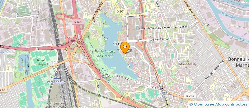 localisation de l'entreprise MADAME SARAH LEVY  CRETEIL