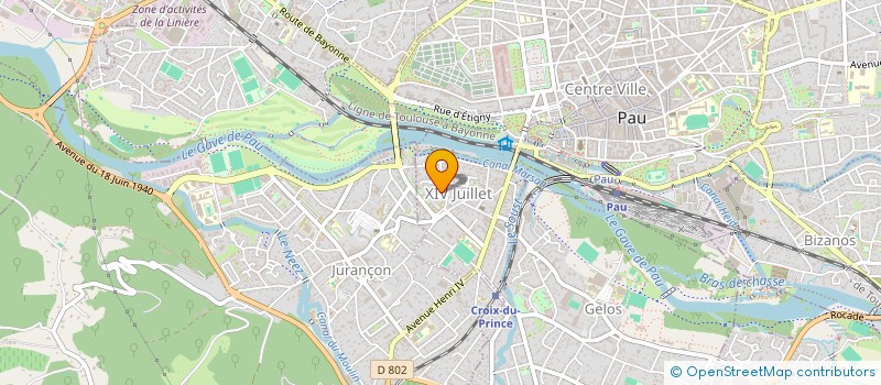localisation de l'entreprise MADAME SARAH LEVY-CASSOU à PAU