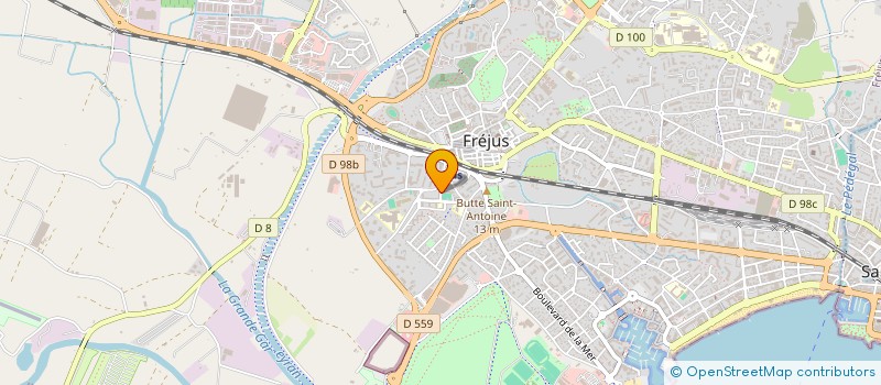 localisation de l'entreprise MADAME SARAH LIBAULT à FREJUS