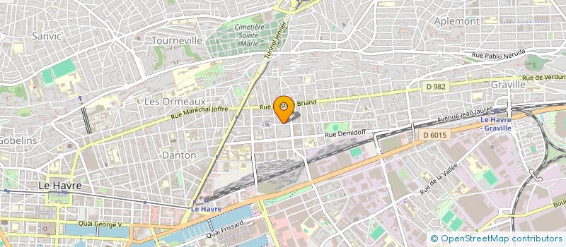 localisation de l'entreprise MADAME SARAH LIVET  LE HAVRE