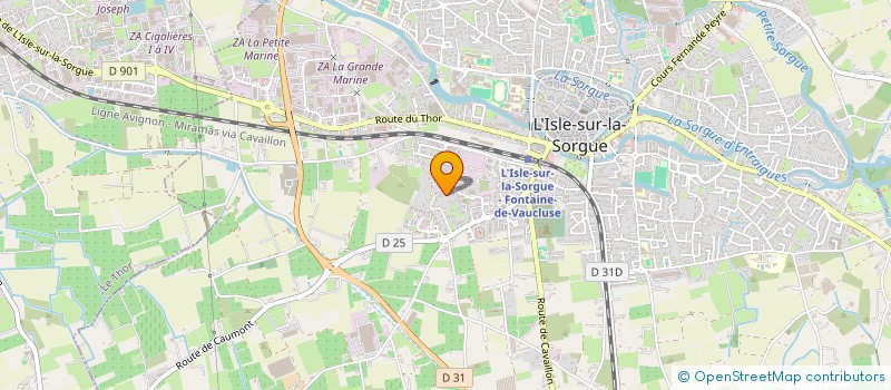 localisation de l'entreprise MADAME SARAH LOHYER  L'ISLE-SUR-LA-SORGUE