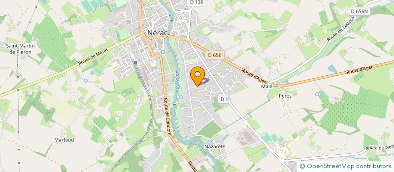 localisation de l'entreprise MADAME SARAH LOMENECH  LA TESTE-DE-BUCH