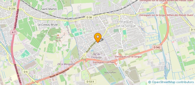 localisation de l'entreprise MADAME SARAH LOPEZ MARMOL  ENTRAIGUES-SUR-LA-SORGUE