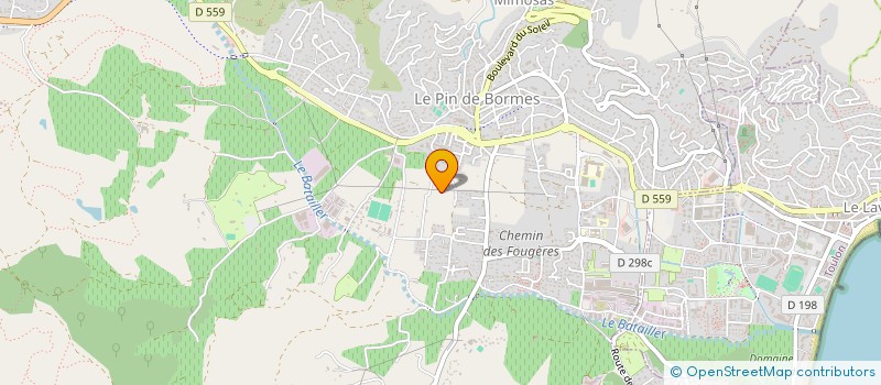 localisation de l'entreprise MADAME SARAH LORENZI  BORMES-LES-MIMOSAS