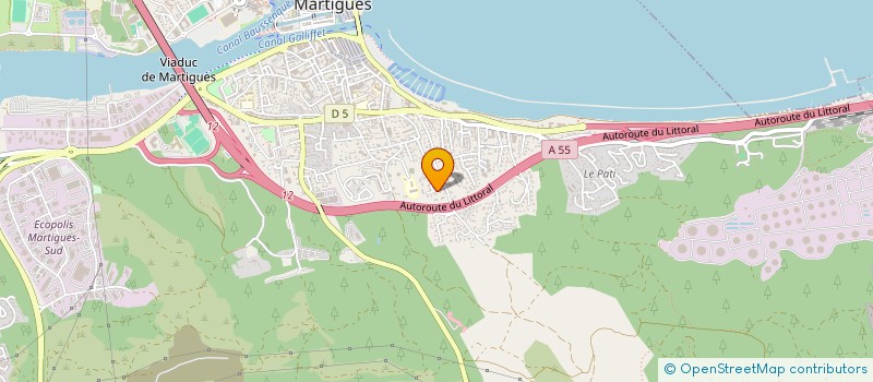 localisation de l'entreprise MADAME SARAH LOTZ  MARTIGUES