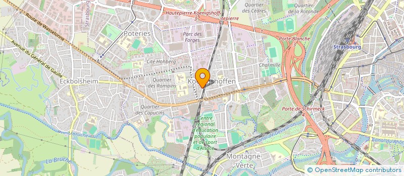 localisation de l'entreprise MADAME SARAH LUBER à STRASBOURG