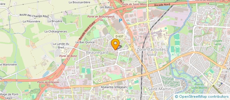 localisation de l'entreprise MADAME SARAH LUCK  RENNES