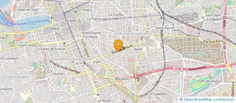 localisation de l'entreprise MADAME SARAH-LUNA CAVALLERA à MARSEILLE