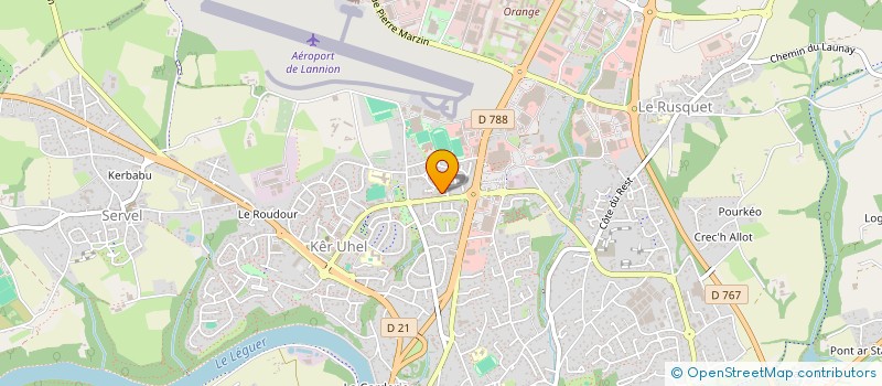 localisation de l'entreprise MADAME SARAH LUX  PAIMPOL