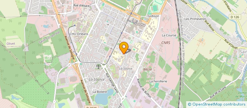 localisation de l'entreprise MADAME SARAH LUZIN  LOURY