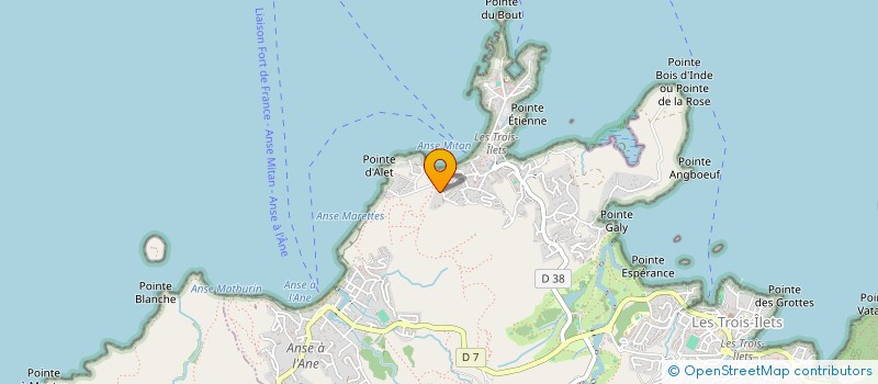 localisation de l'entreprise MADAME SARAH M'BUTA à LES TROIS-ILETS