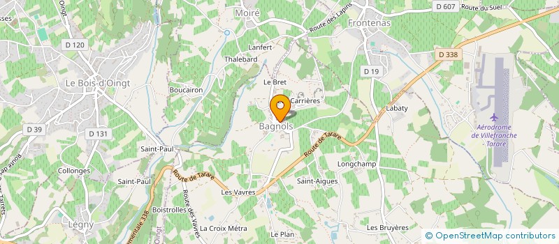 localisation de l'entreprise MADAME SARAH MAAMIR  BAGNOLS