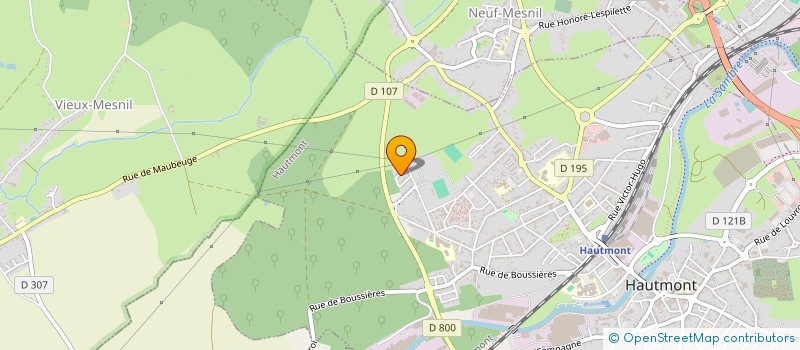 localisation de l'entreprise MADAME SARAH MACE  HAUTMONT