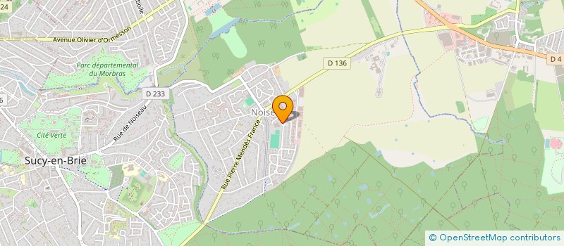 localisation de l'entreprise MADAME SARAH MAFTOUH  NOISEAU