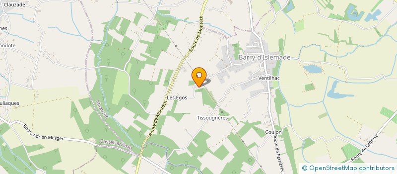 localisation de l'entreprise MADAME SARAH MAGNIER  BARRY-D'ISLEMADE